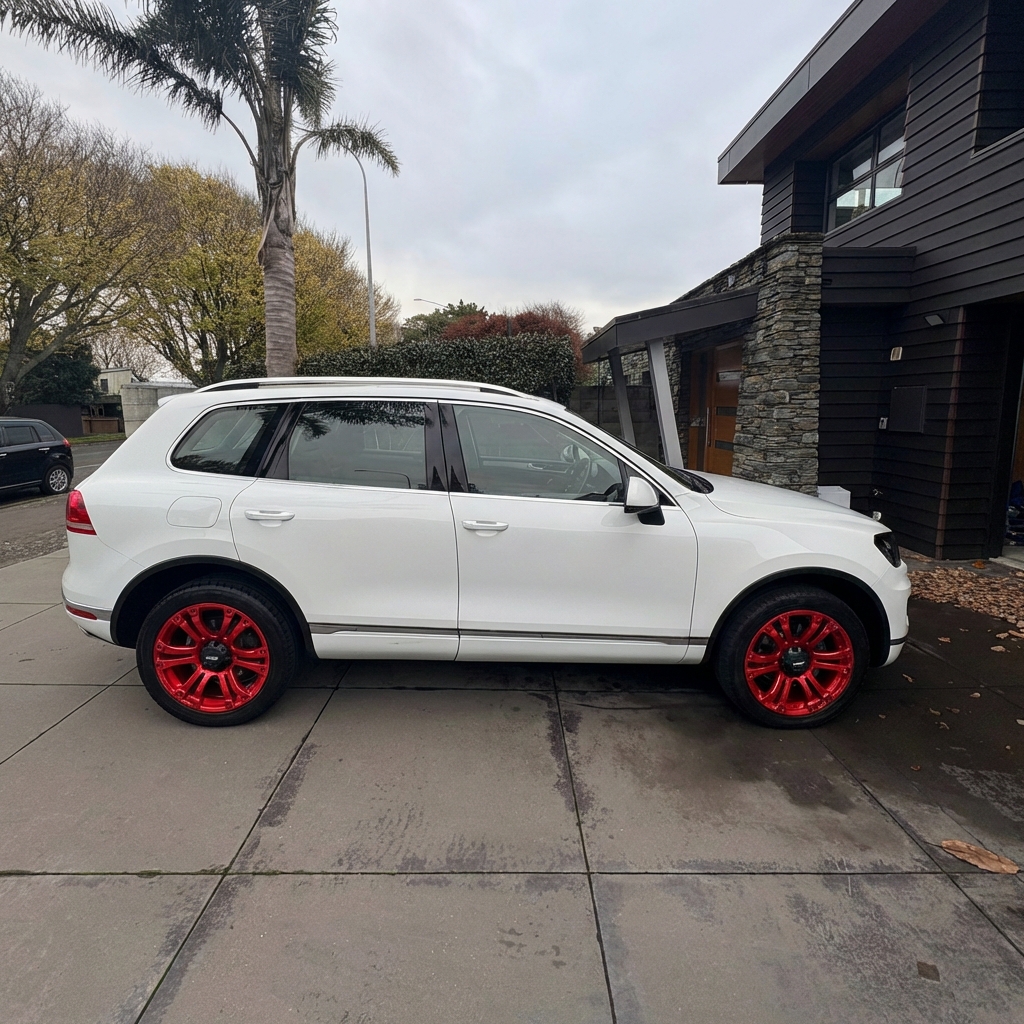 AI-generated preview with new wheels